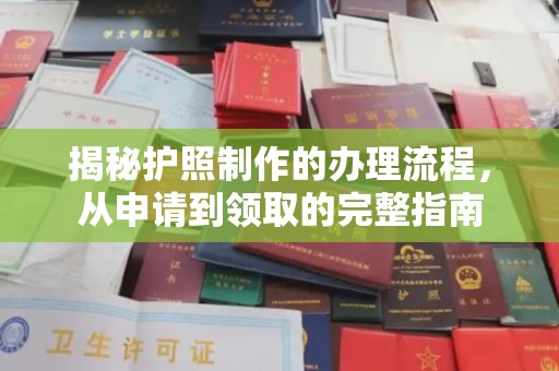 白云揭秘护照制作的办理流程，从申请到领取的完整指南