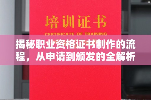 白云揭秘职业资格证书制作的流程，从申请到颁发的全解析