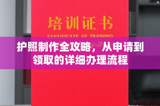 白云护照制作全攻略，从申请到领取的详细办理流程