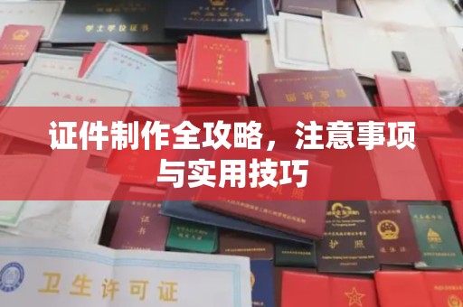 白云证件制作全攻略，注意事项与实用技巧